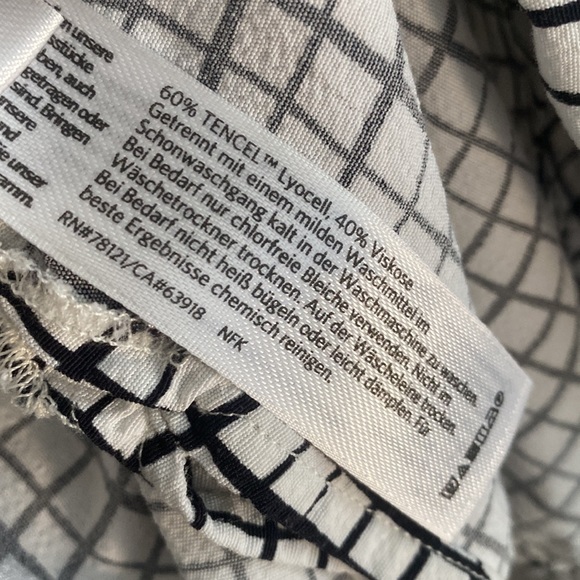 Eileen Fisher Bateau Neck Grid Tank Bone - Picture 9 of 13